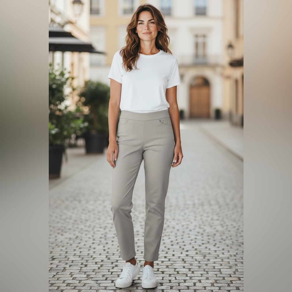 Tribal Audrey Stretch Pants Grey Size 6